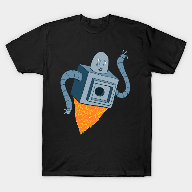 Sad Robot T-Shirt-TOZ